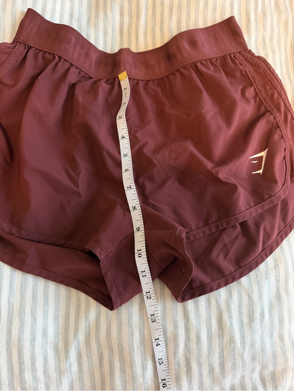 Gymshark Burgundy Shorts Size Small - Picture 2 of 5